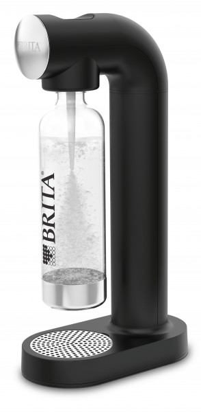 BRITA Wassersprudler sodaONE schwarz inkl. 2er-Pack Ersatzflaschen